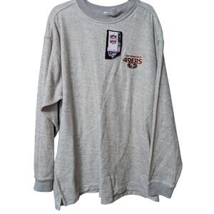 Vintage San Francisco 49ers Size XL Long Sleeve Crewneck Sweater New With Tags